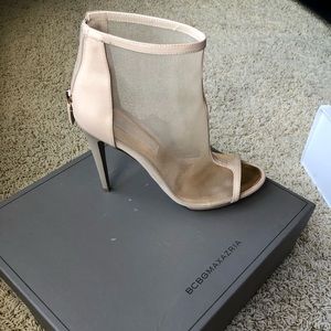 BCBGMAXAZRIA mesh sandals